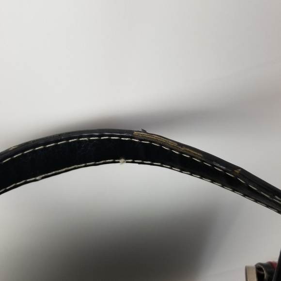 Vintage Kate Spade Tote Bag Black Leather Purse - Picture 14 of 14